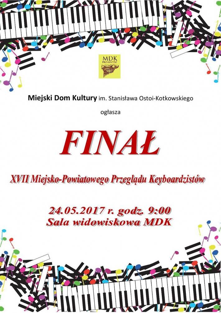  XVII Miejsko-Powiatowy Przegląd Keyboardzistów
