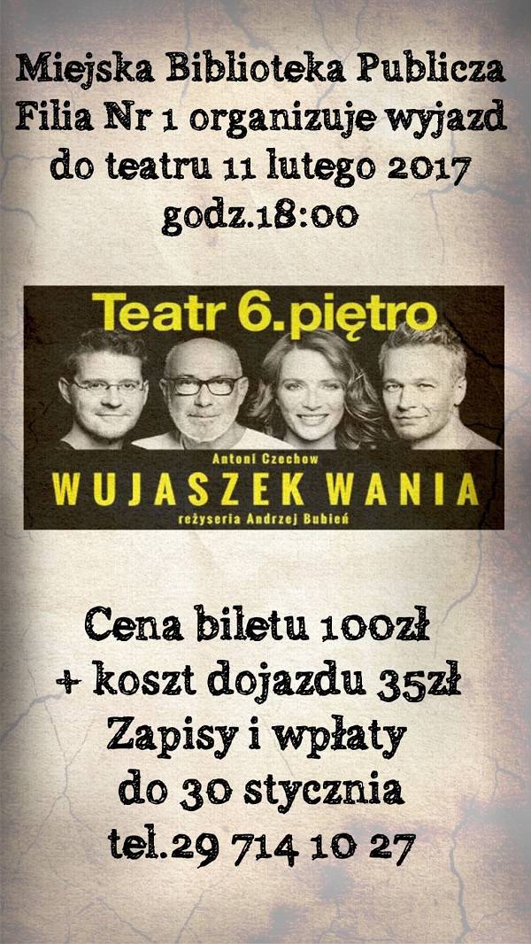 Wyjazd do teatru z MBP
