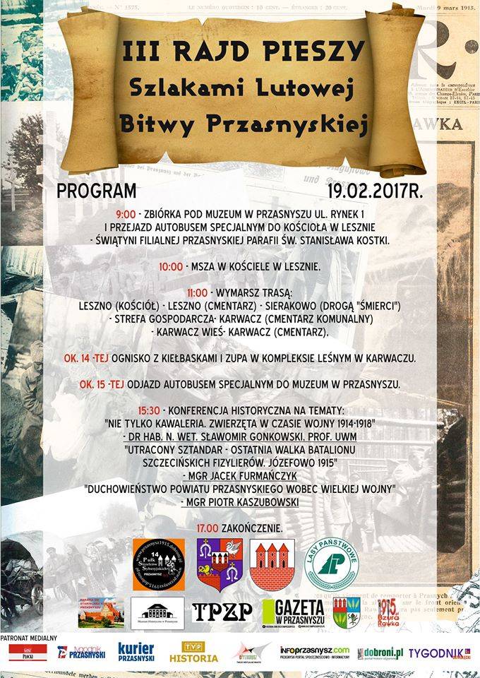 III Rajd Pieszy Szlakami Lutowej Bitwy Przasnyskiej