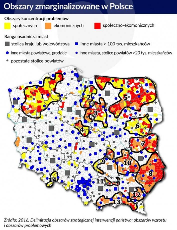 Powiat przasnyski wśród najbiedniejszych obszarów tzw. Polski B