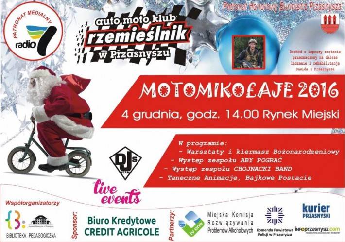 MotoMikołaje 2016 - zaproszenie