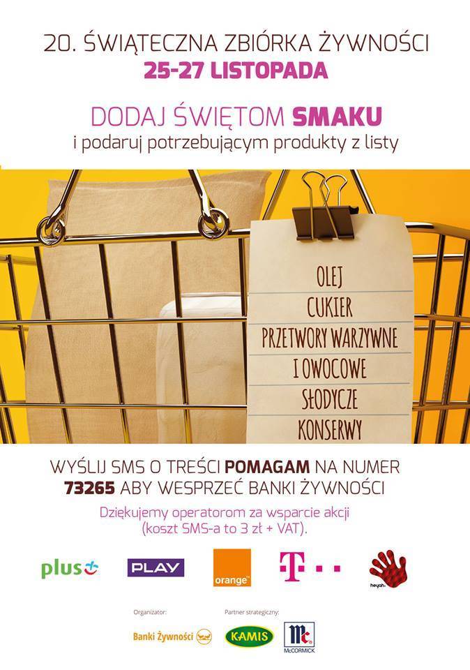 Jubileuszowa Świąteczna Zbiórka Żywności