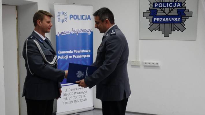 Mianowano nowego I Zastępcę Komendanta Powiatowego Policji w Przasnyszu (ZDJĘCIA)