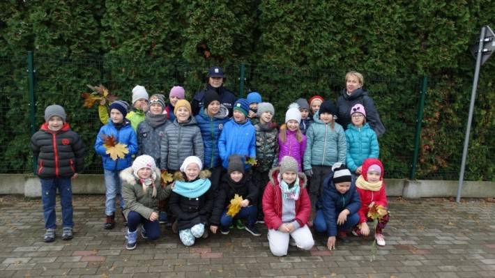 Spotkanie policjantów z uczniami przasnyskiej „Jedynki”