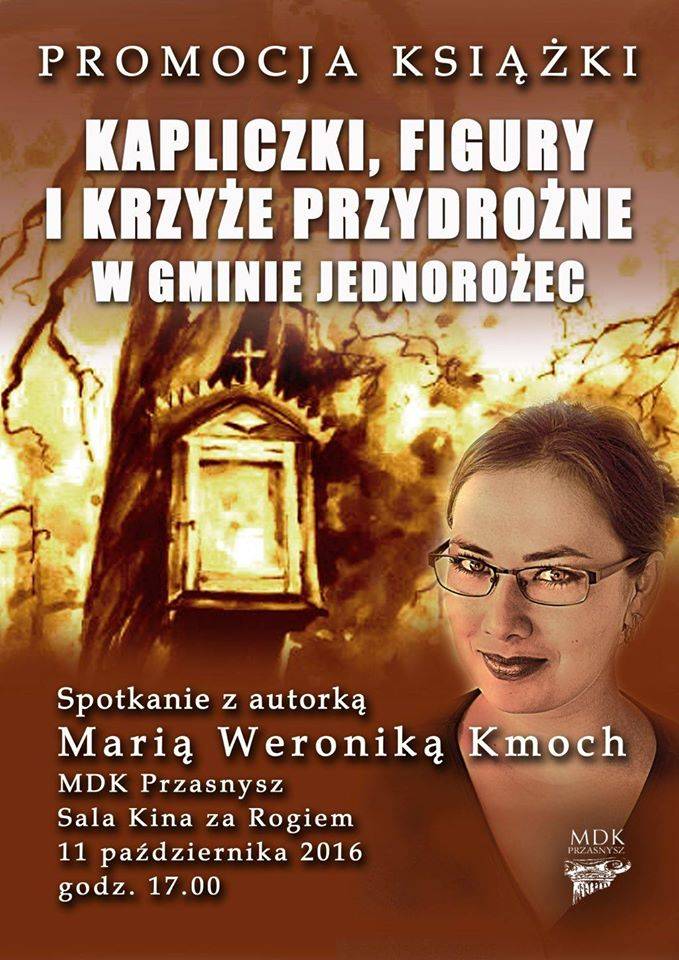 Spotkanie autorskie z Marią Weroniką Kmoch  - zaproszenie