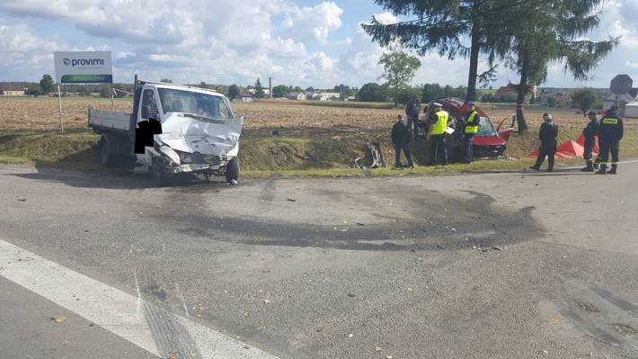 Śmiertelny wypadek w Krzynowłodze Małej (ZDJĘCIA)