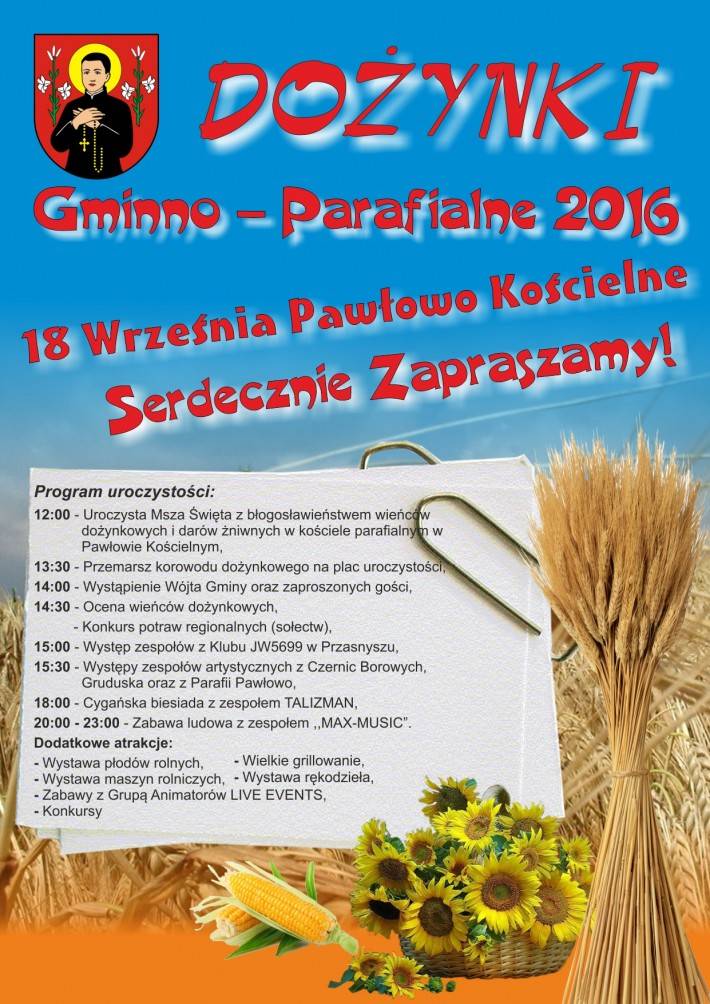 Czernice Borowe: Dożynki Gminno-Parafialne