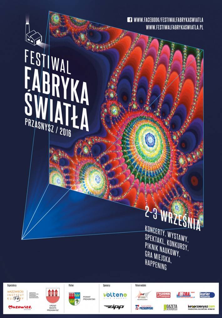 Festiwal Fabryka Światła. Przasnysz 2016 - program