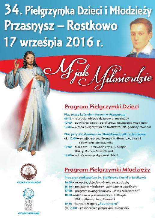 34. Pielgrzymka Dzieci i Młodzieży Przasnysz - Rostkowo 