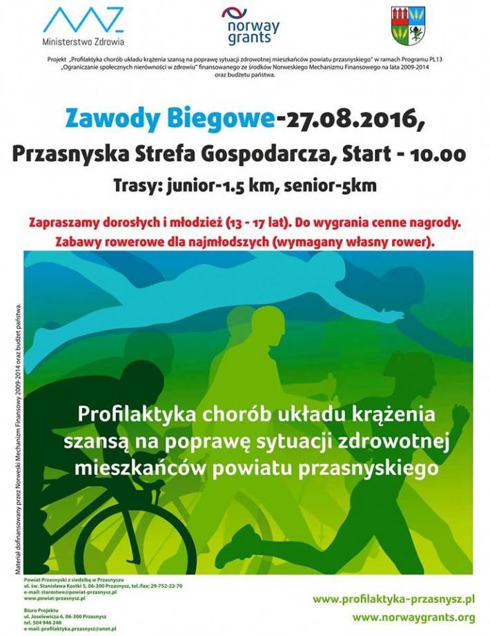 Ostanie zawody biegowe z serii: 