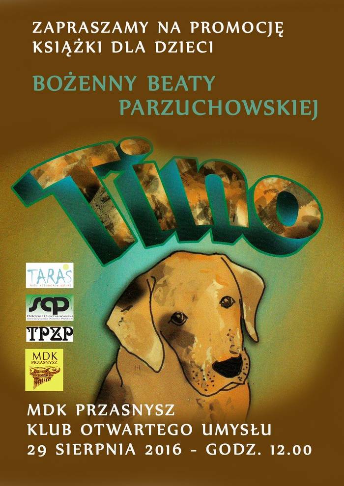 Promocja książki dla dzieci - zaproszenie