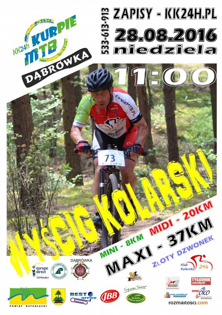 Wyścig Kurpie MTB w Dąbrówce już w niedzielę