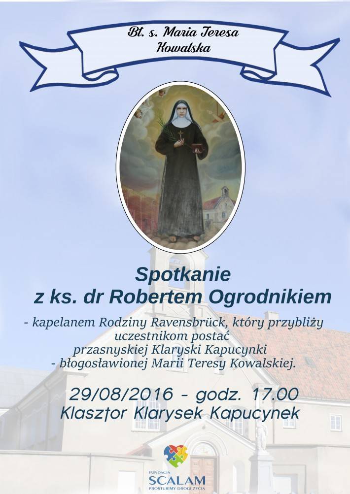 Spotkanie z ks. Robertem Ogrodnikiem - zaproszenie