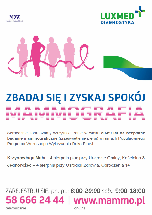 Mammobus w powiecie przasnyskim. Pamiętaj latem o swoim zdrowiu!