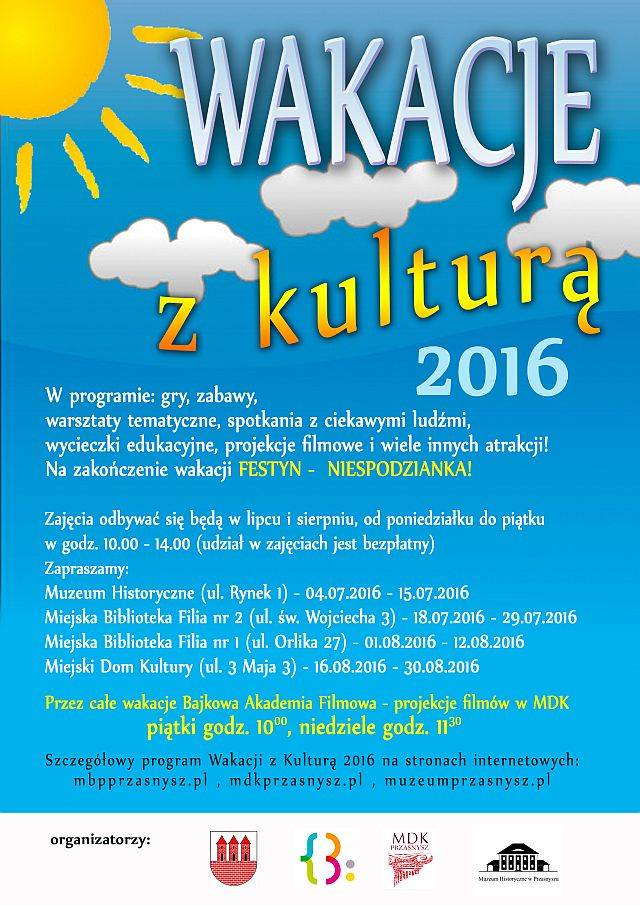 Wakacje z KULTURĄ 2016