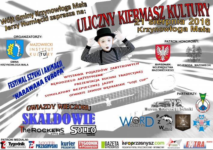 Uliczny Kiermasz Kultury w Krzynowłodze Małej - zapowiedź