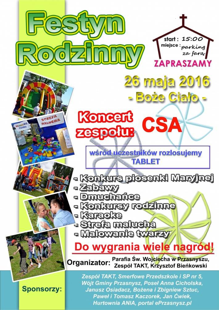 Festyn Rodzinny - zaproszenie