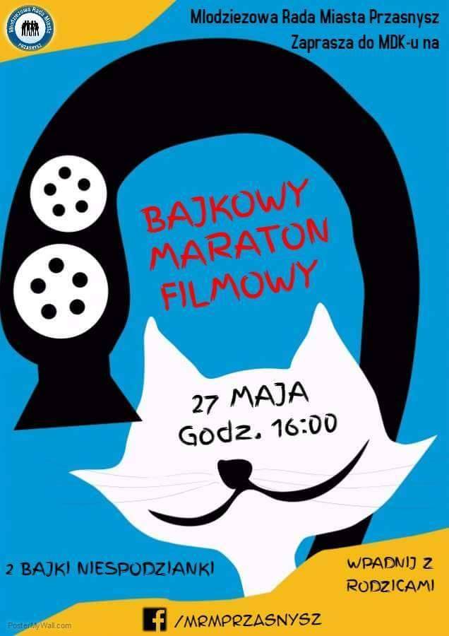 Bajkowy Maraton Filmowy - zaproszenie