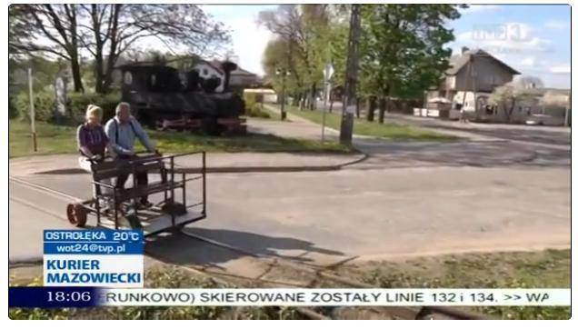 Drezynowanie w Czernicach Borowych (VIDEO)