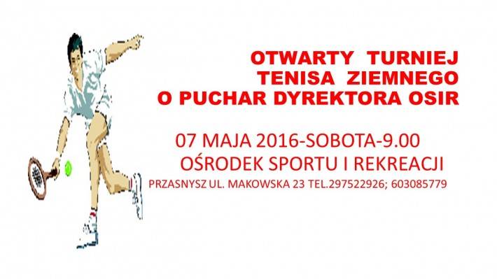 Turniej Tenisa Ziemnego - zaproszenie