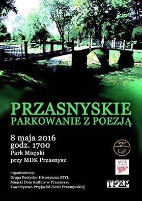 Przasnyskie Parkowanie z Poezją - zaproszenie