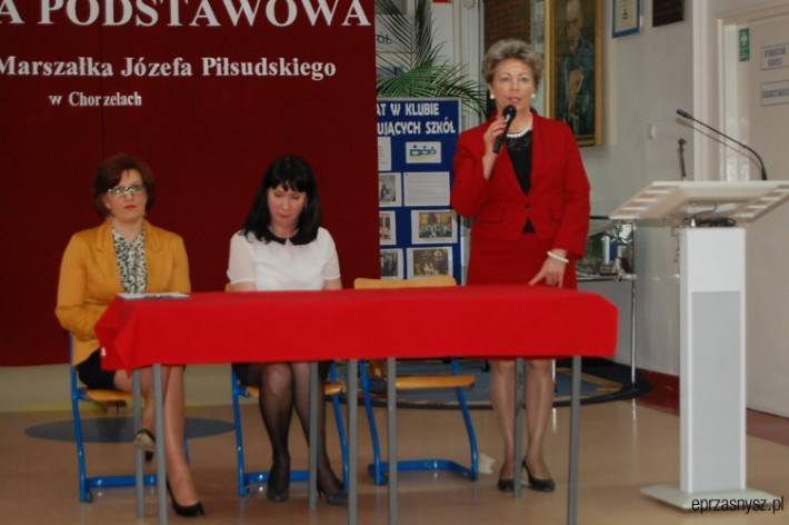 Chorzele: Poseł Anna Cicholska o zmianach oświatowych (ZDJĘCIA)