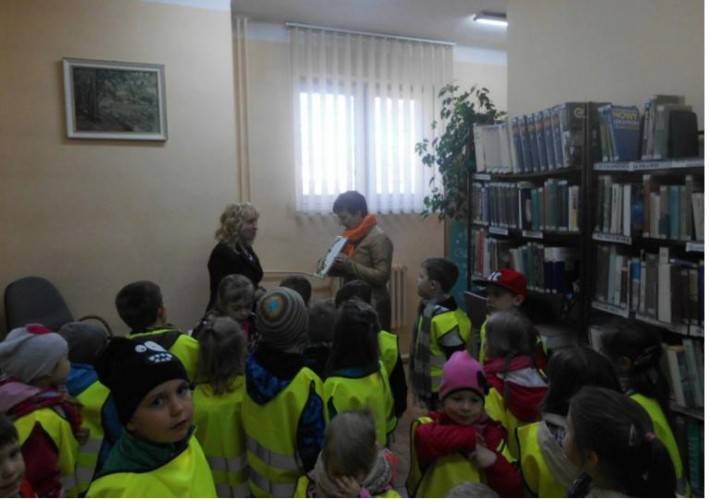 Przedszkolaki w Bibliotece