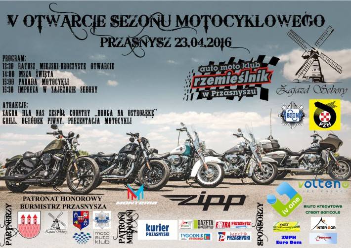 V Otwarcie Sezonu Motocyklowego - Przasnysz 2016