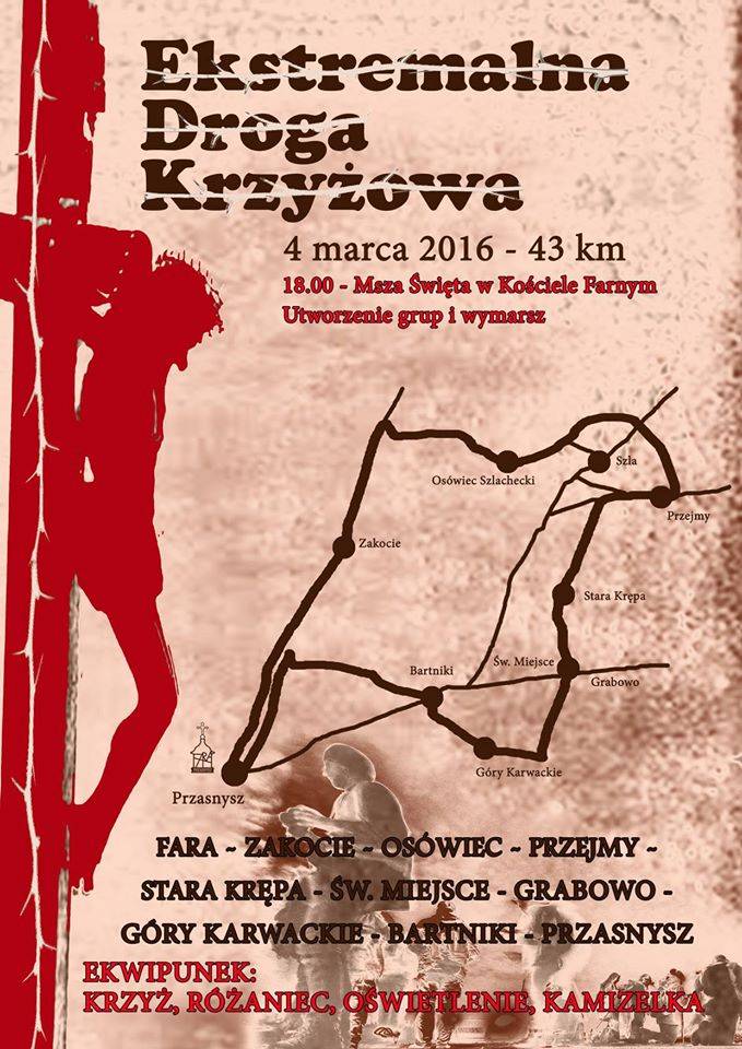 Ekstremalna Droga Krzyżowa - zaproszenie