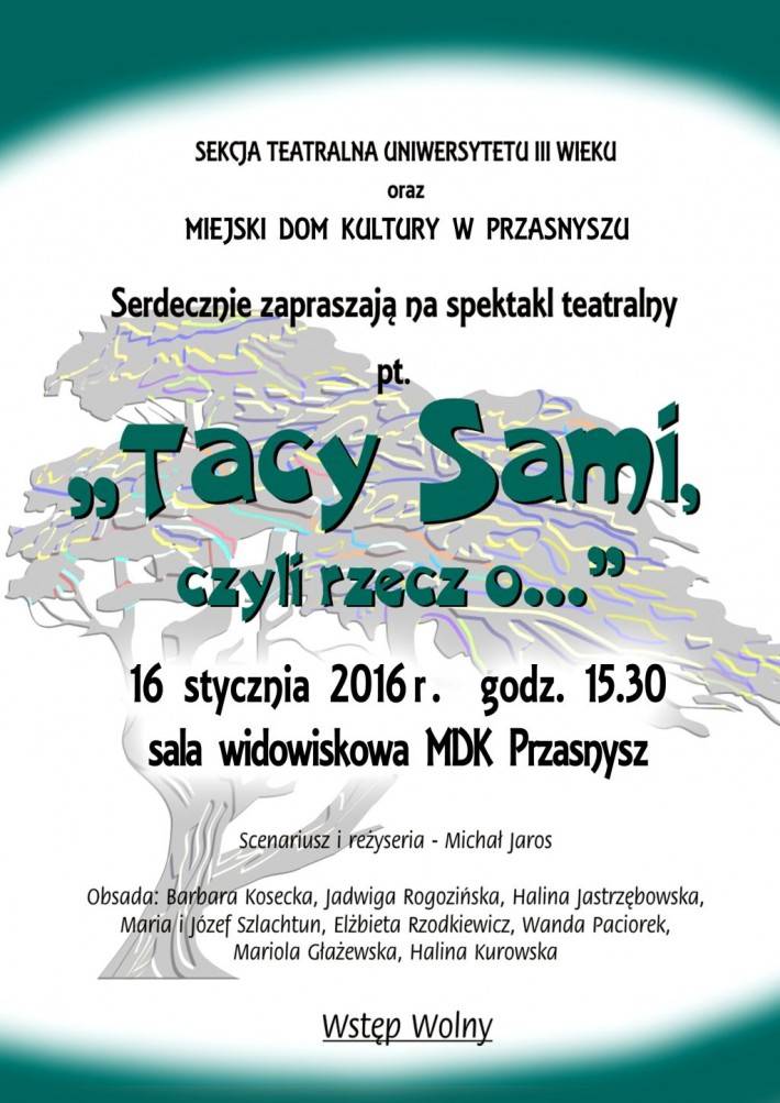 Spektakl teatralny pt.: 