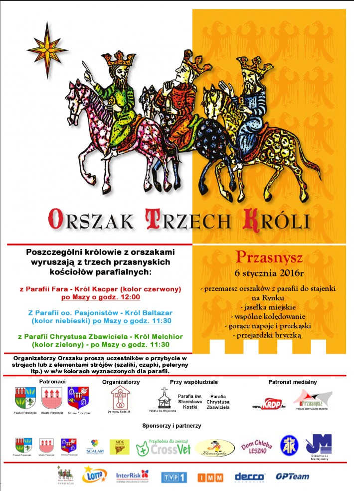 „Przasnysz zaprasza na Orszak Trzech Króli!”
