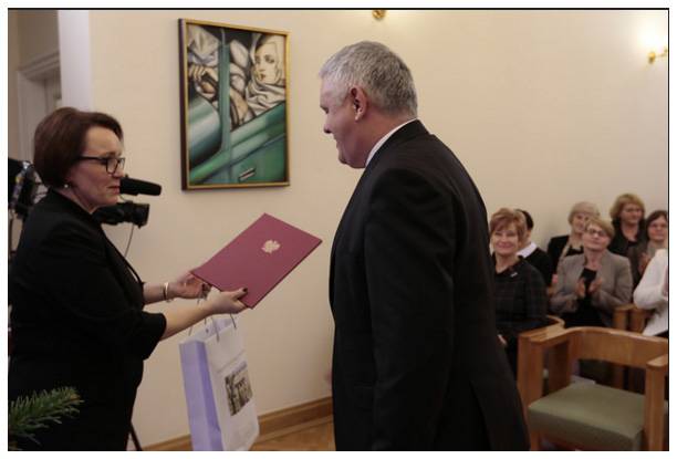 Arkadiusz Siejka z nagrodą Ministra Edukacji Narodowej