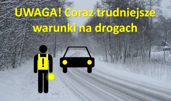 Zmienne warunki na mazowieckich drogach