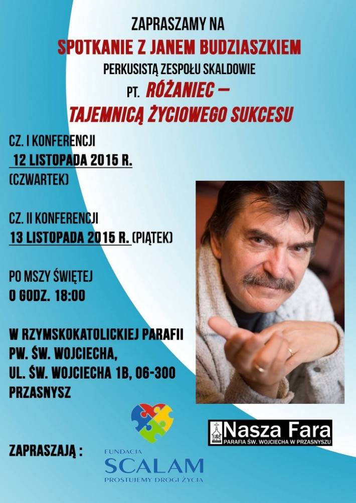 Spotkanie z Janem Budziaszkiem