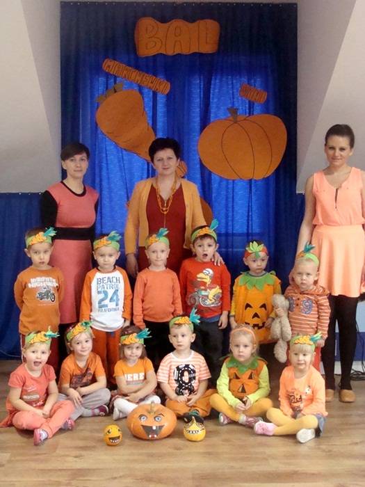 Bal Marchewki, Dyni, Pomarańczy w Bajkowym Przedszkolu (ZDJĘCIA)