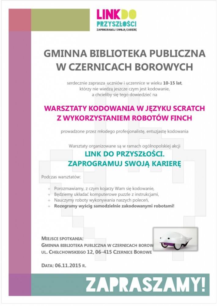 Warsztaty kodowania w języku SCRATCH