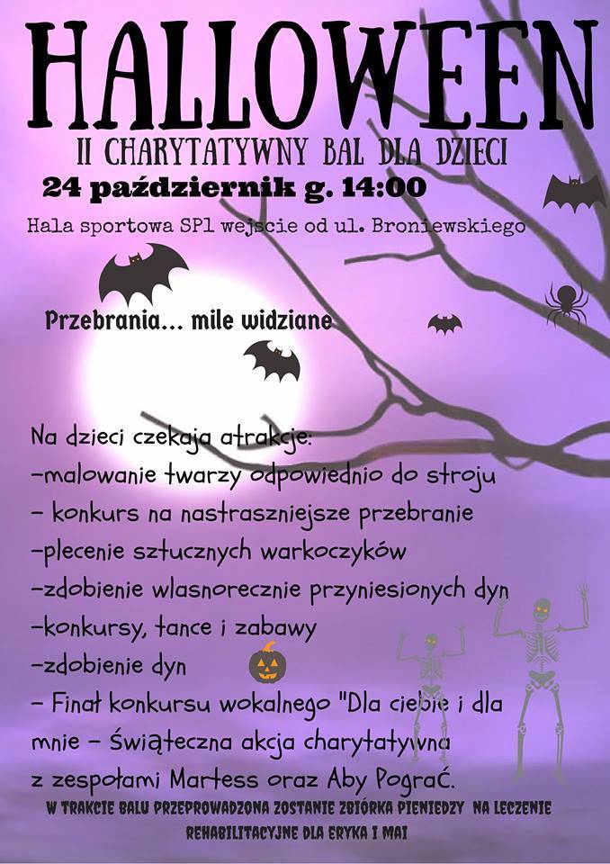 Charytatywny Bal Halloween dla dzieci