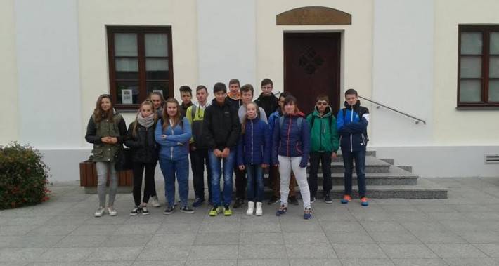 Historyczny spacer gimnazjalistów