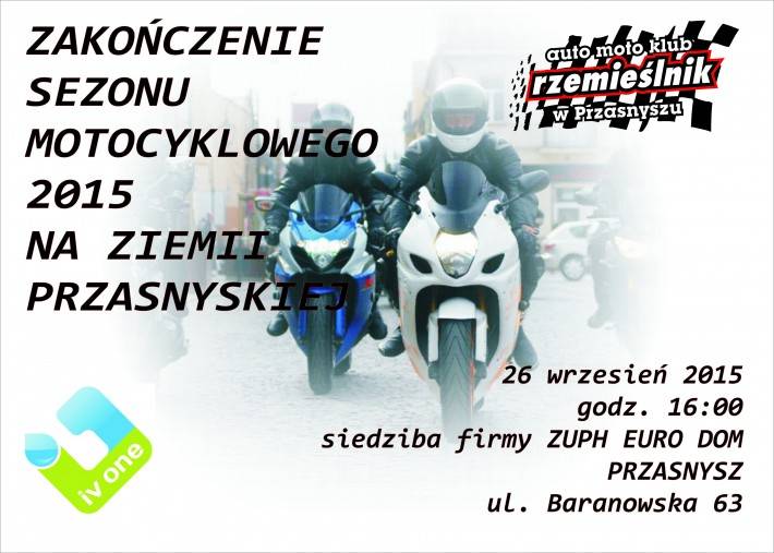Zakończenie sezonu motocyklowego 2015