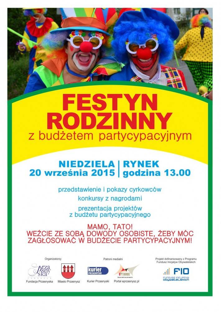 FESTYN RODZINNY z budżetem partycypacyjnym