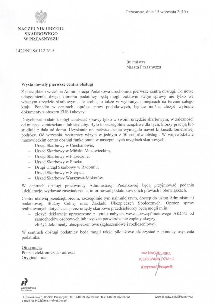 Powstały pierwsze centra obsługi