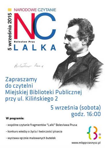 Już w sobotę Narodowe Czytanie