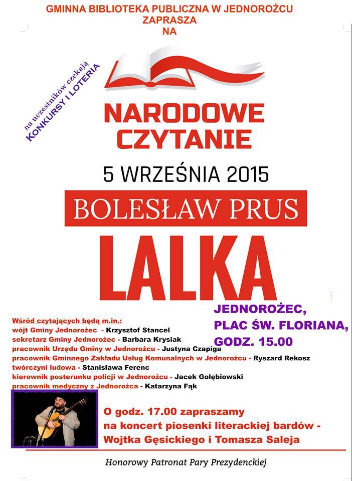 Narodowe Czytanie w Jednorożcu