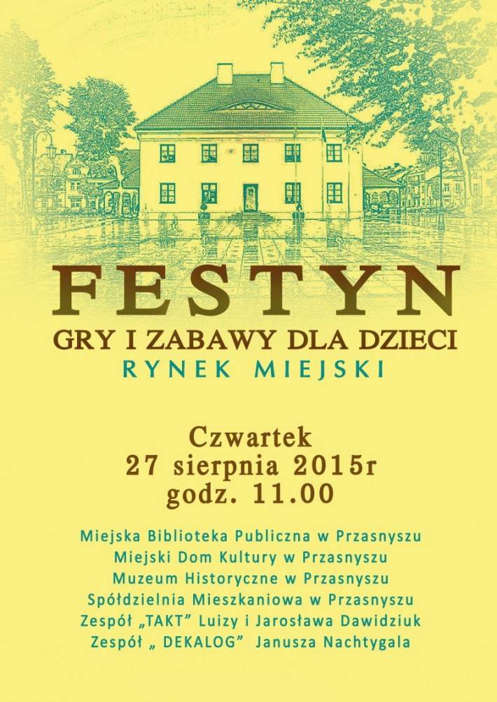 Festyn na Rynku Miejskim