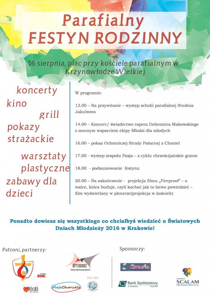 Parafialny Festyn Rodzinny w Krzynowłodze Wielkiej