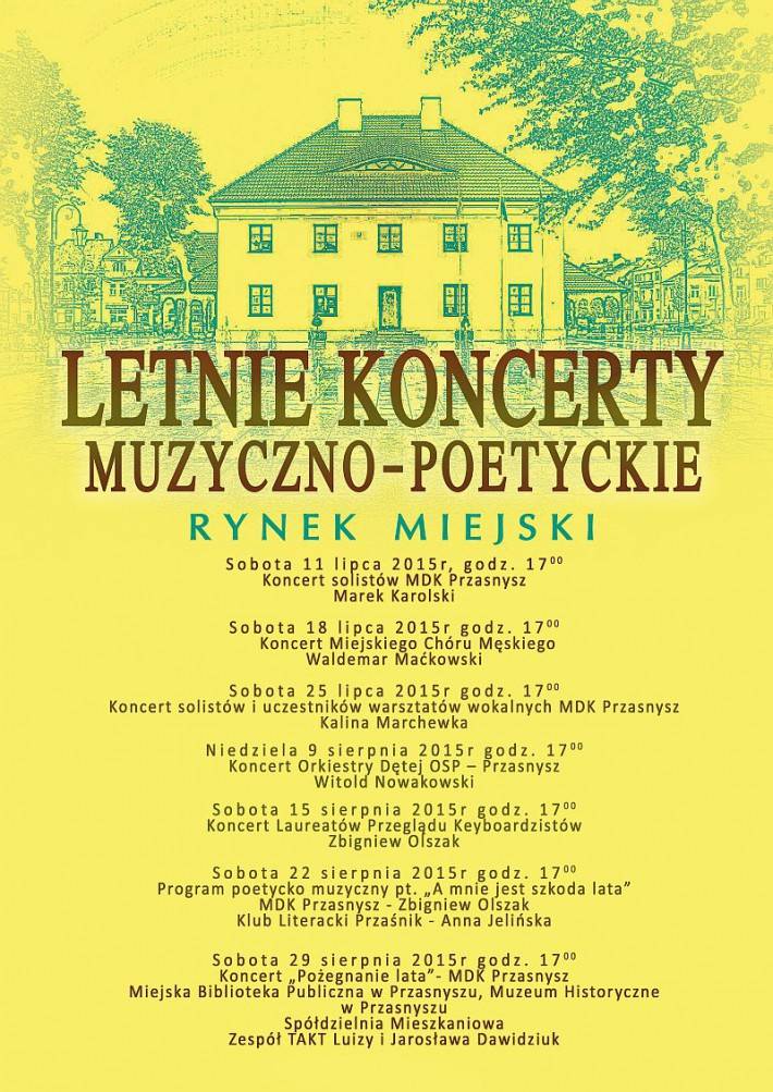 Letnie Koncerty Muzyczno-Poetyckie