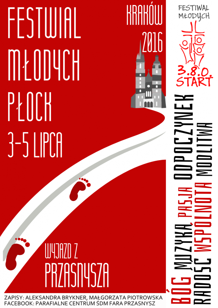 Festiwal Młodych w Płocku 3 – 6 lipca 2015