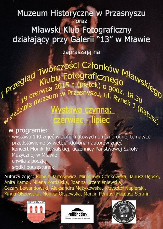 I Przegląd Twórczości Członków Mławskiego Klubu Fotograficznego 