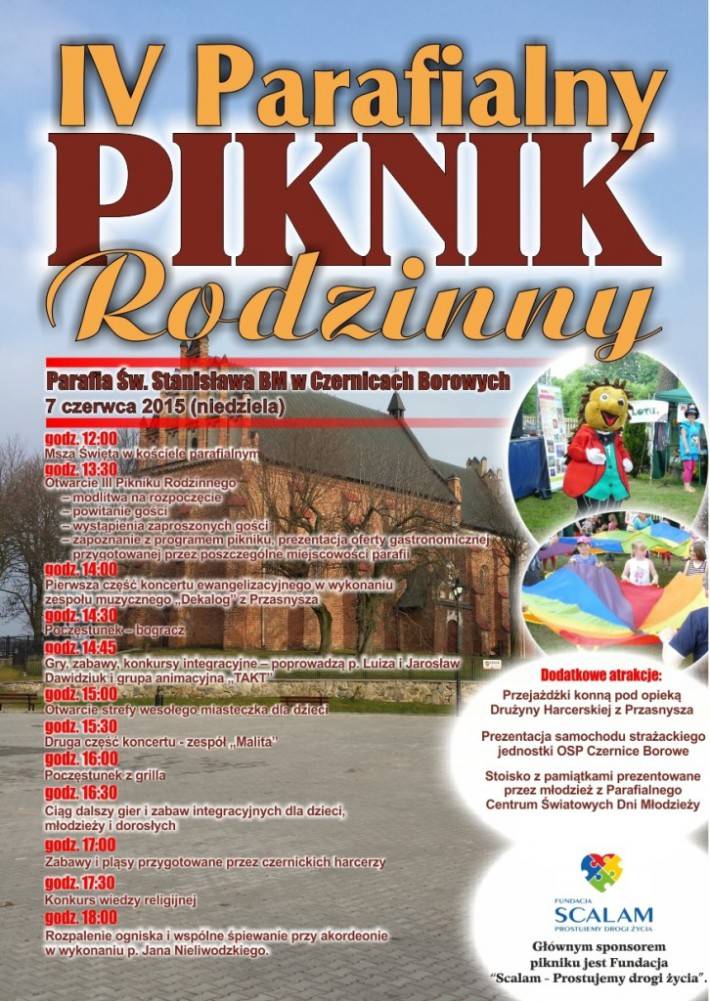 IV Parafialny Piknik Rodzinny w Czernicach Borowych