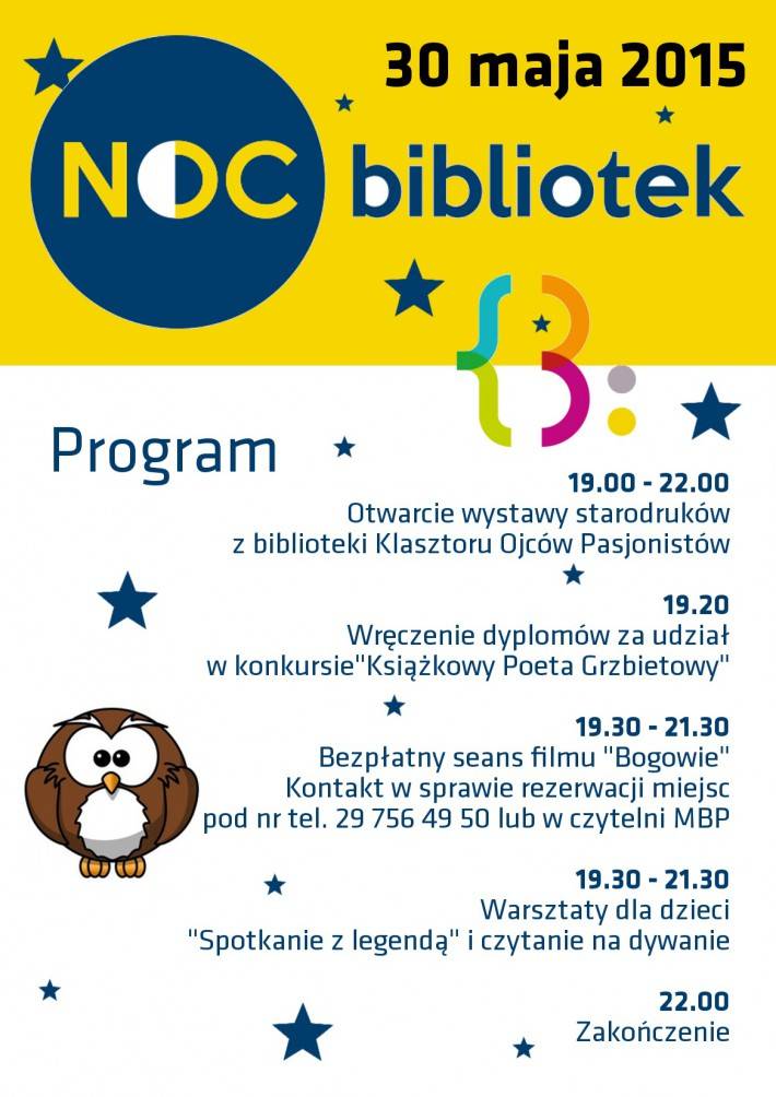 Noc Bibliotek 2015